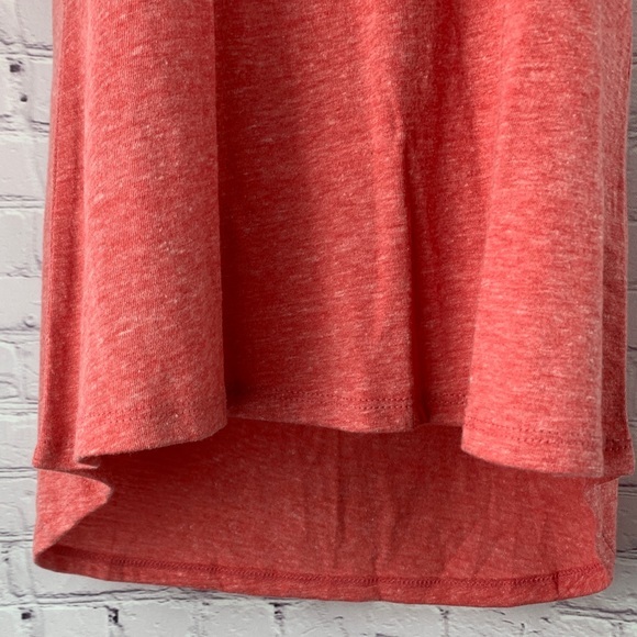 SOFT Red Classic T Blue ringer neck long cut comfy - Picture 7 of 8